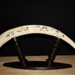 Elephant Tusk Carving Custom Display Stand 20160203 0307