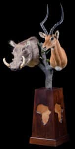 Impala and Warthog Pedestalmount Combination Custom Base with Habitat 20191115_0633