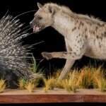 Spotted Hyena and Porcupine Fullmount Combination 20180626 1117