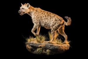 Spotted Hyena Fullmount Left Turn Wall Display 20160511 0556