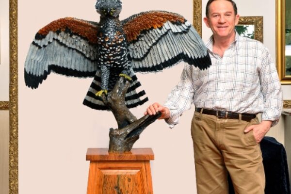 Roy Fl eagle Bronze Sculptures